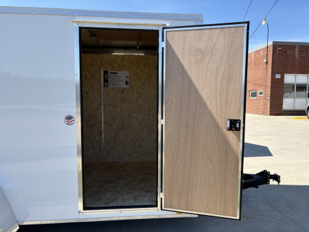 New 2025 Impact Trailers 6'X12' TREMOR WHITE RAMP DOOR CARGO Cargo / Enclosed Trailer