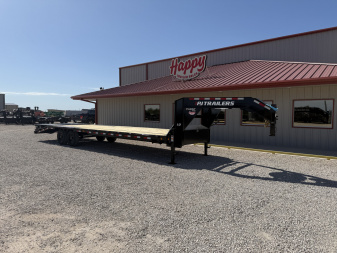 New 2026 PJ 102”x30’ Quest Gooseneck Flatbed w/ Singles – LQ