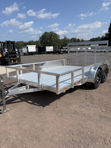 New 2026 SPORT HAVEN 7x12 Deluxe Aluminum Utility Trailer