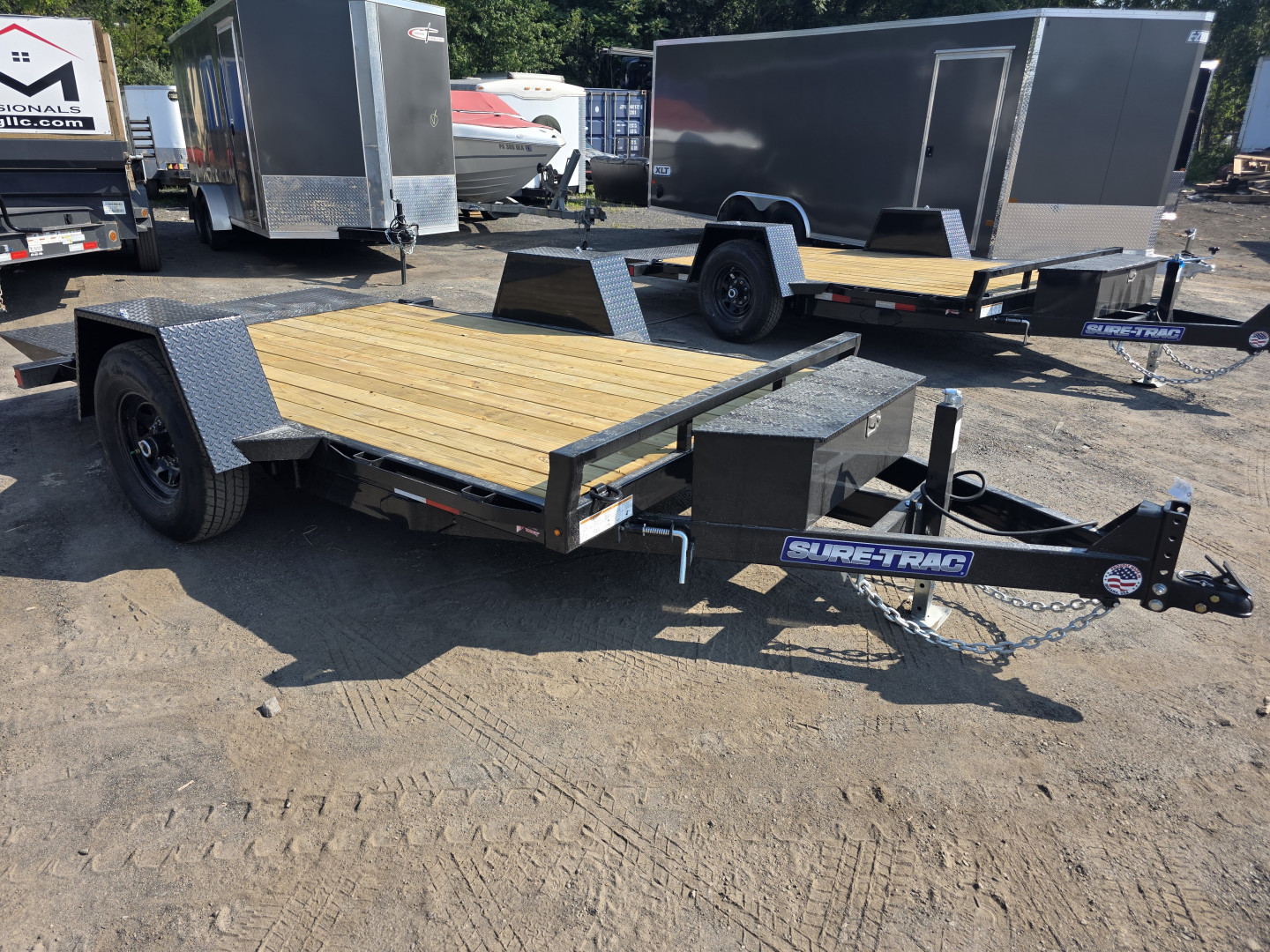 New 2025 Sure-Trac 78X12 7.8K - TILT Equipment Trailer