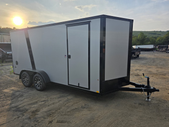 New 2025 Look Trailers 7X16 7K - BLK OUT Cargo / Enclosed Trailer