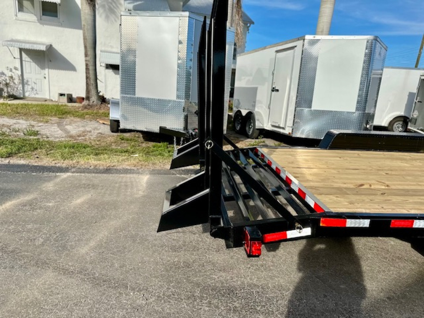 New 2025 Triple Crown Trailers 7X20 TA 14K WITH RAMPS Equipment Trailer