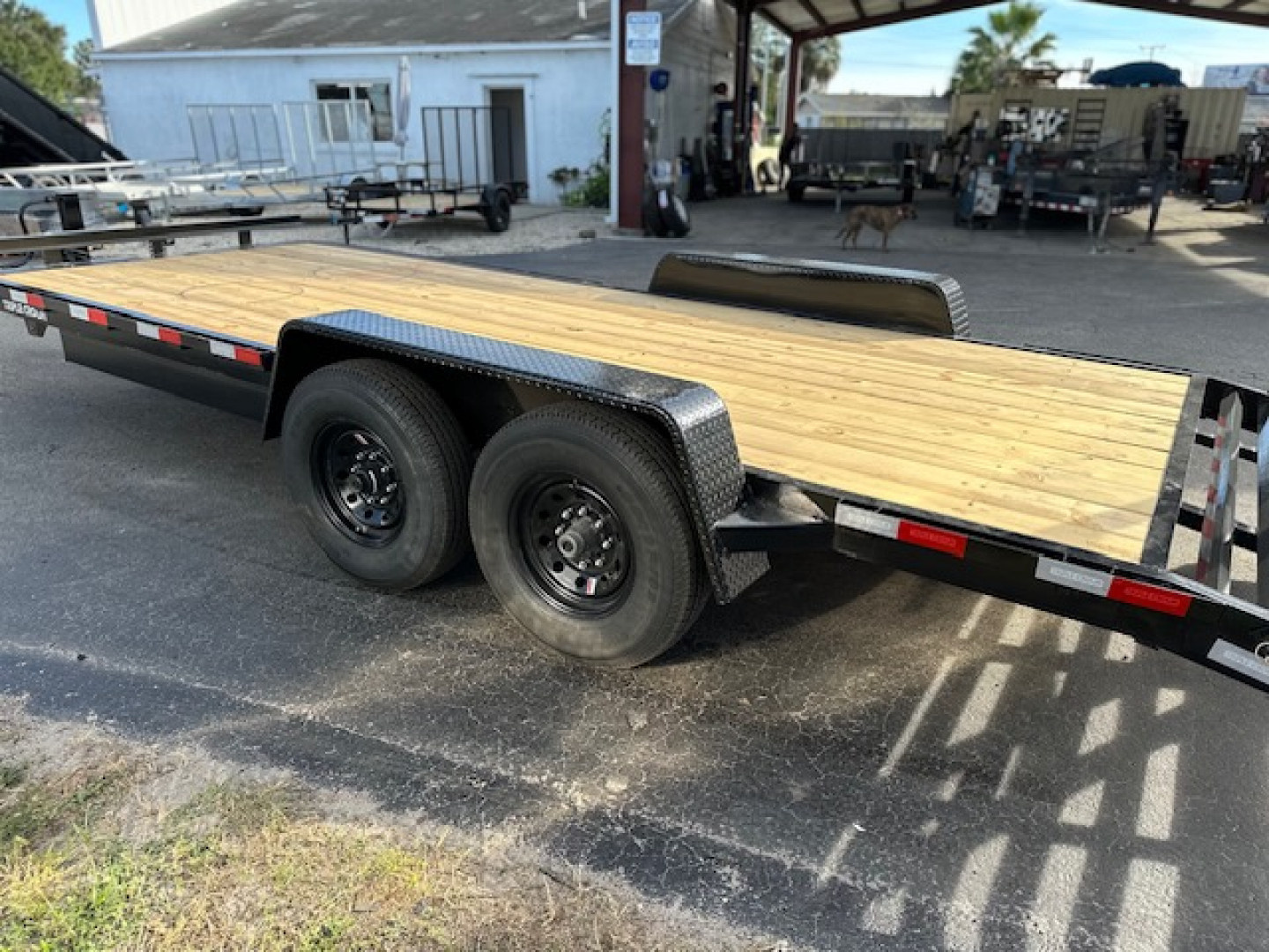 New 2025 Triple Crown Trailers 7X20 TA 14K WITH RAMPS Equipment Trailer