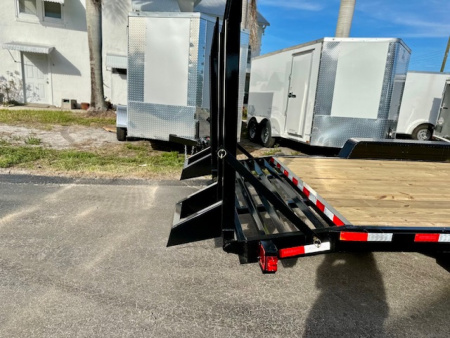 New 2025 Triple Crown Trailers 7X20 TA 14K WITH RAMPS Equipment Trailer