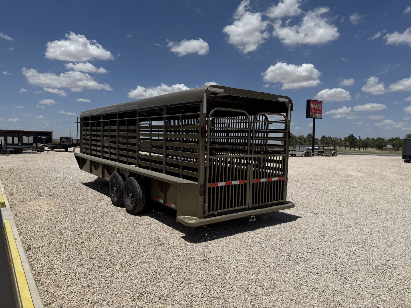 New 2026 Good Guys 6'8"x24' GN Steel Top Livestock Trailer - Stockman