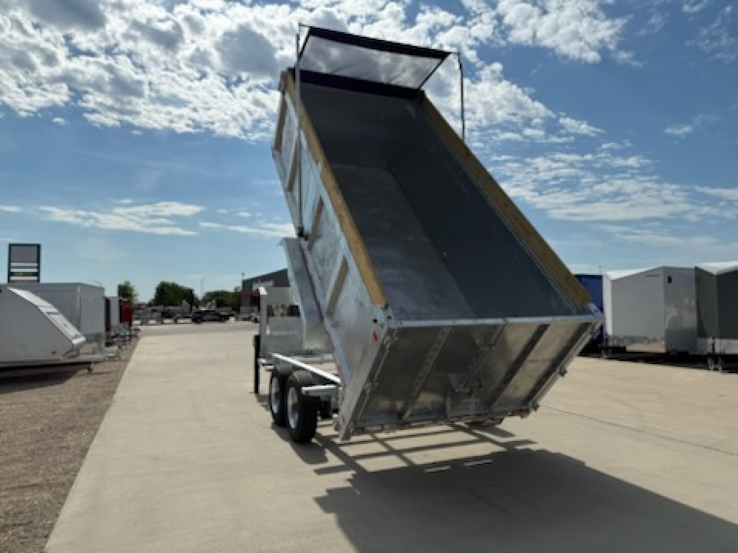 New 2026 Triumph Trailers GD10-TA82X16-10K-GN-4 Dump Trailer-4' Sides