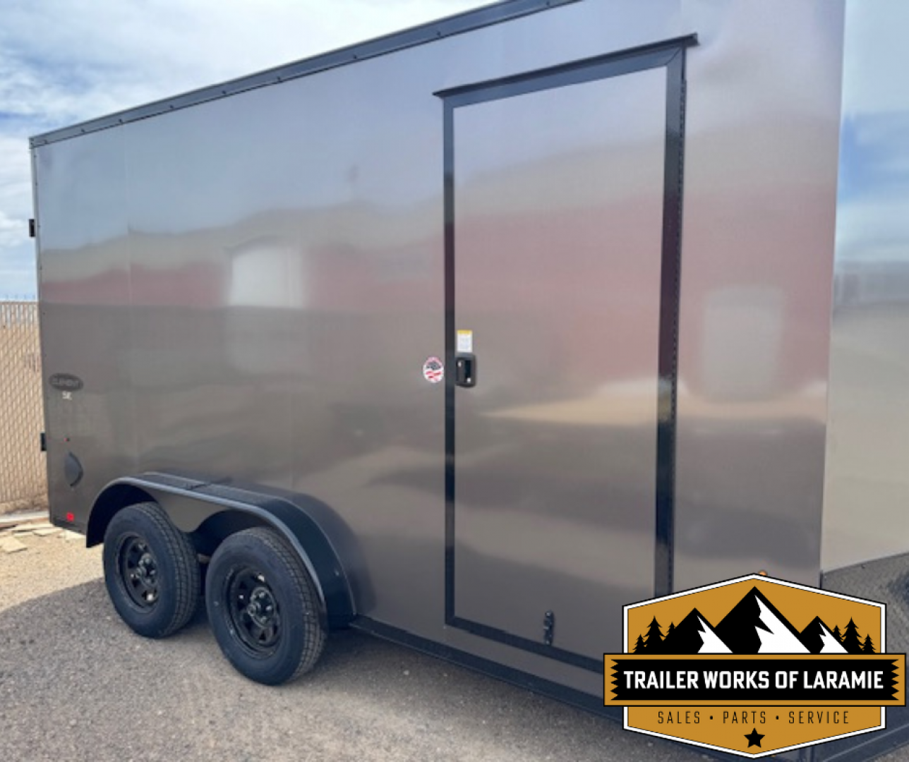 New 2026 Look Trailers 7.5X14 Element SE 7K Cargo / Enclosed Trailer- Charcoal