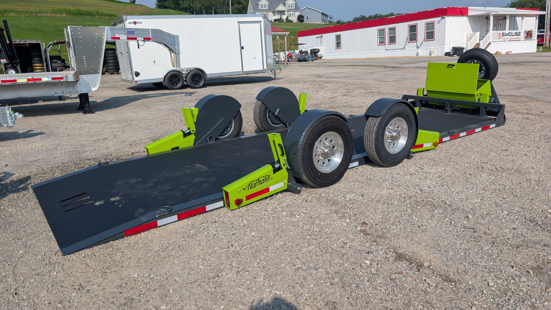 New 2025 FlatTrak by Belmont 7x22 HD Lay Flat Tilt Equipment Hauler