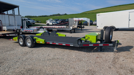 New 2025 FlatTrak by Belmont 7x22 HD Lay Flat Tilt Equipment Hauler