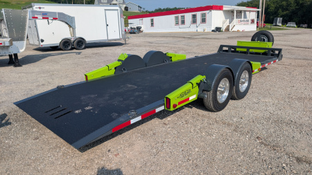New 2025 FlatTrak by Belmont 7x22 HD Lay Flat Tilt Equipment Hauler