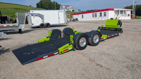 New 2025 FlatTrak by Belmont 7x22 HD Lay Flat Tilt Equipment Hauler