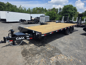 New 2025 Cam Superline 8.5X20+4 15.4K Flatbed Trailer