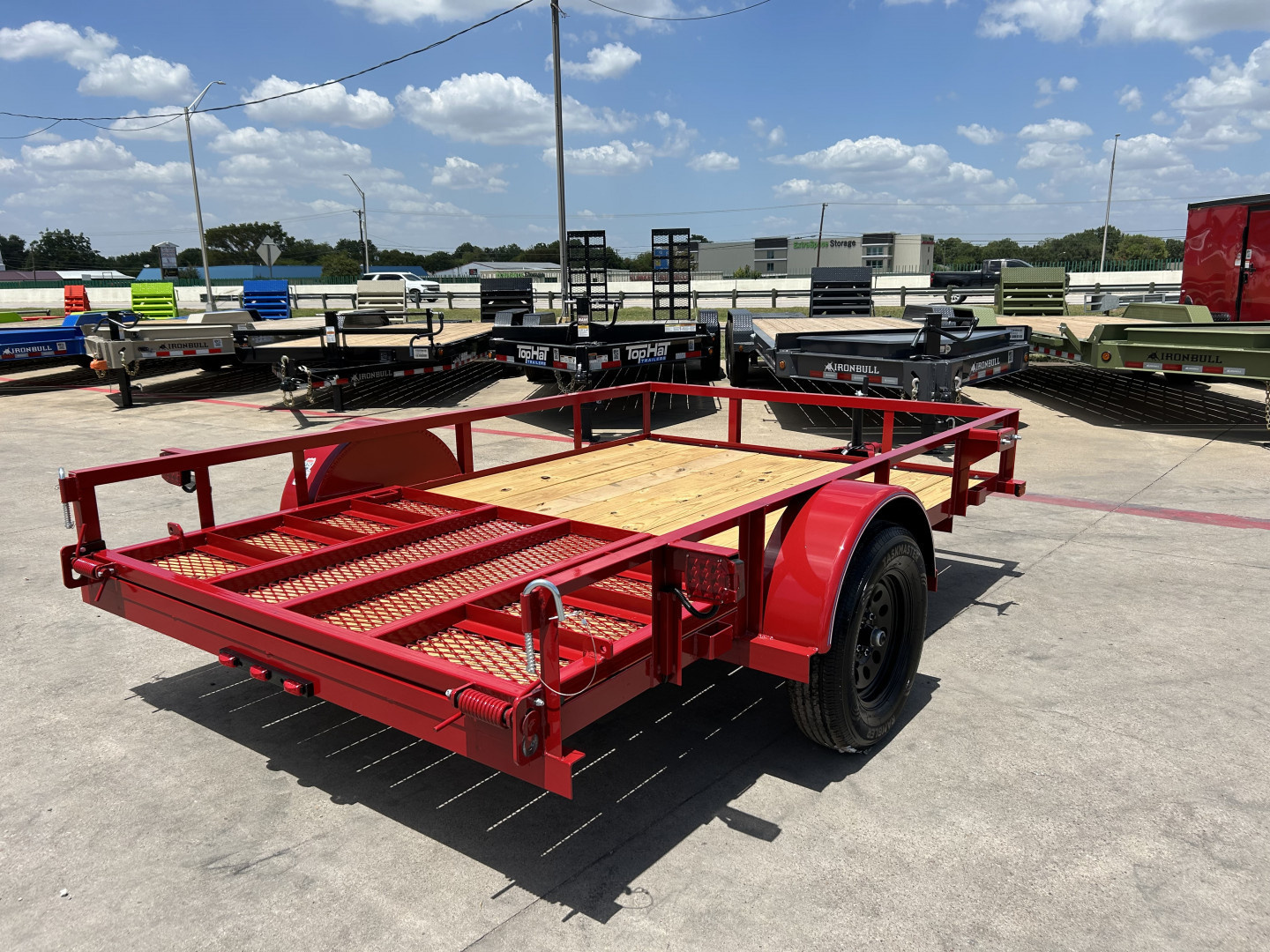 New 2026 Top Hat Trailers 77"x10' DSA Utility Trailer