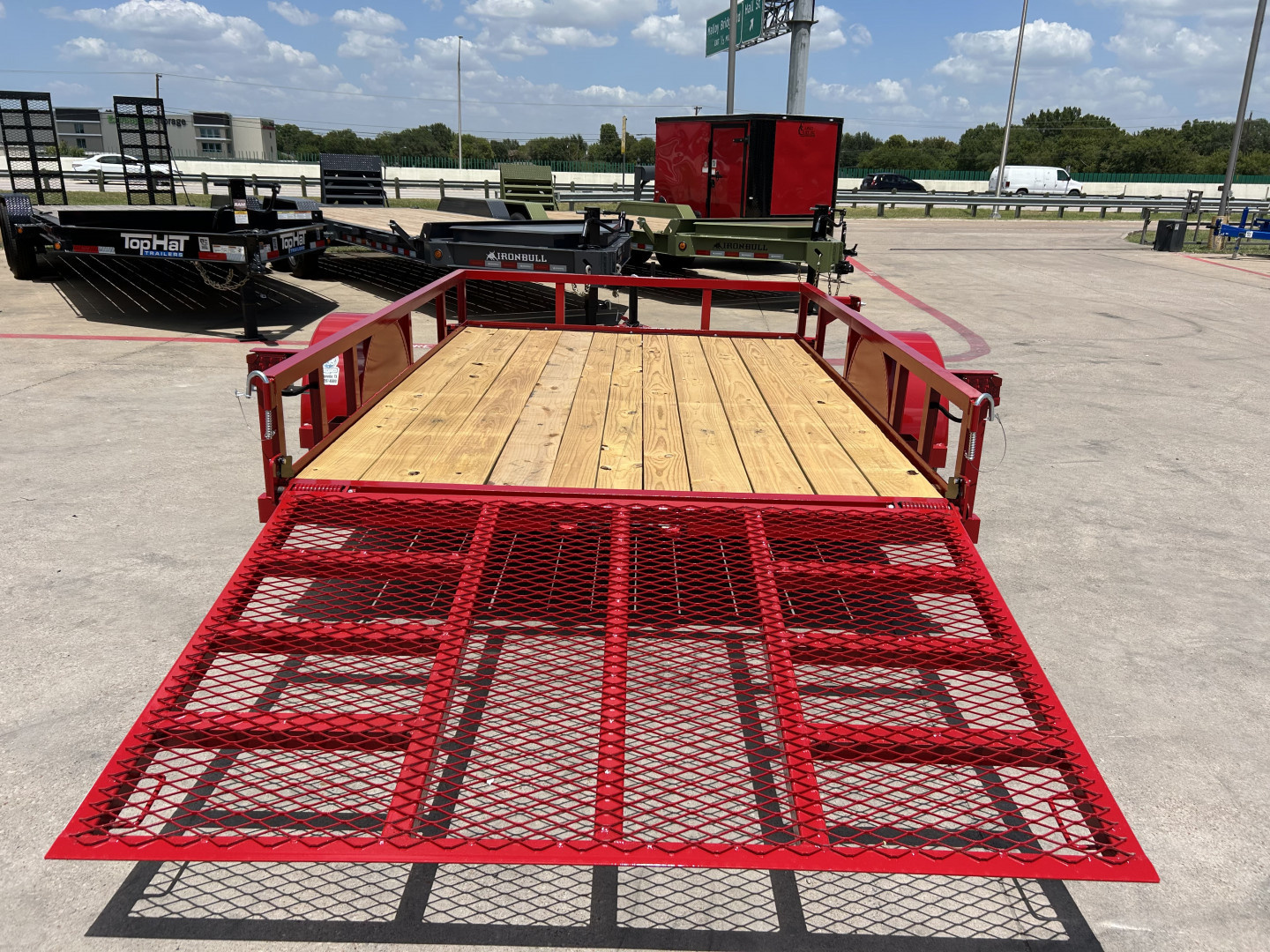 New 2026 Top Hat Trailers 77"x10' DSA Utility Trailer