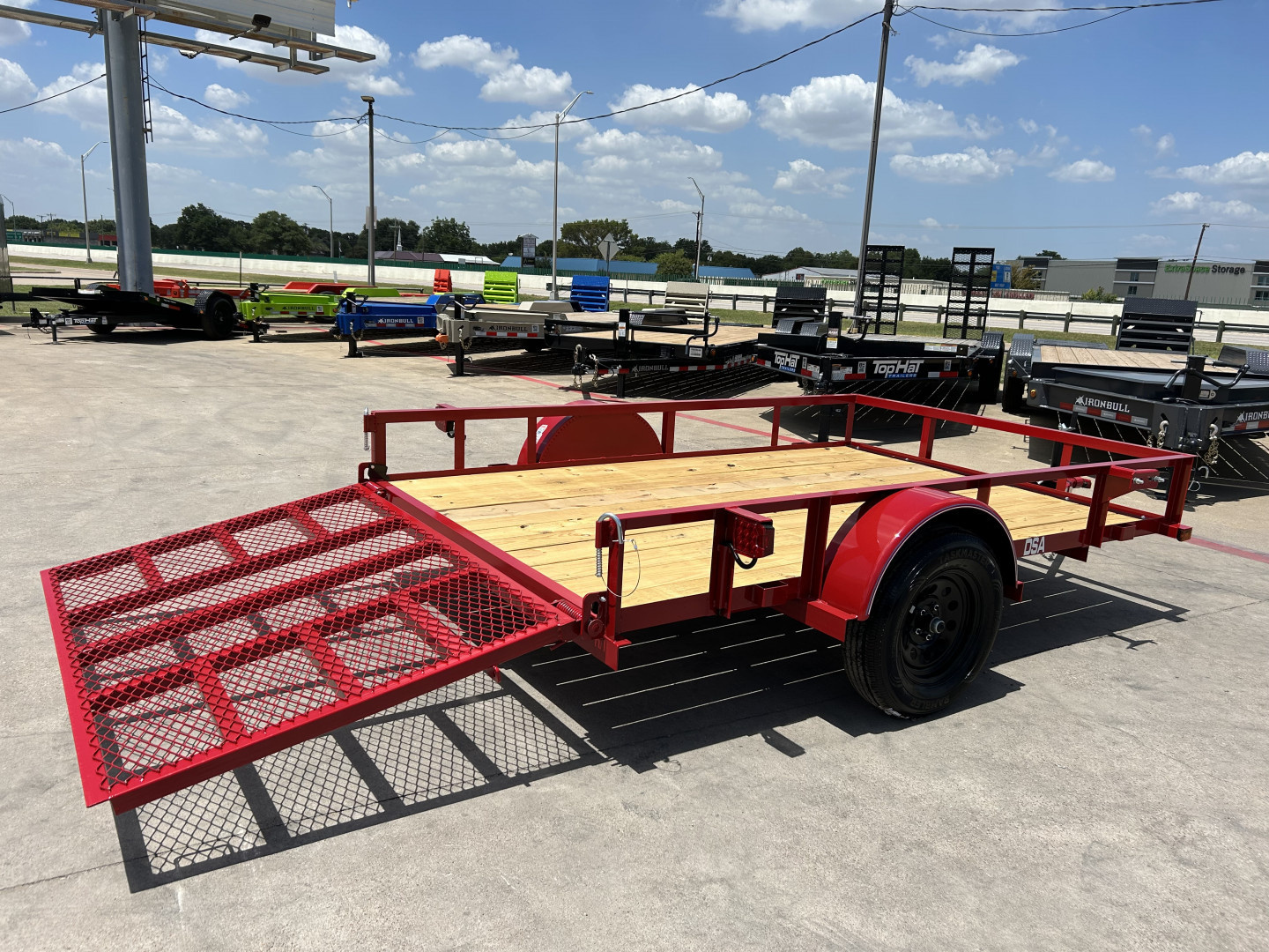 New 2026 Top Hat Trailers 77"x10' DSA Utility Trailer