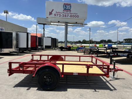 New 2026 Top Hat Trailers 77"x10' DSA Utility Trailer