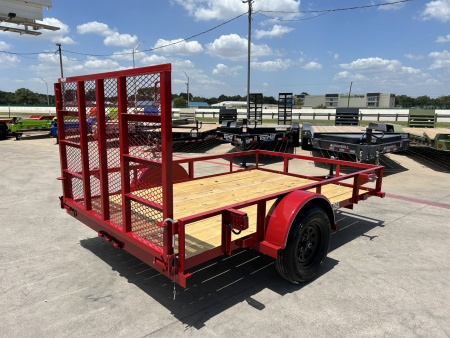 New 2026 Top Hat Trailers 77"x10' DSA Utility Trailer