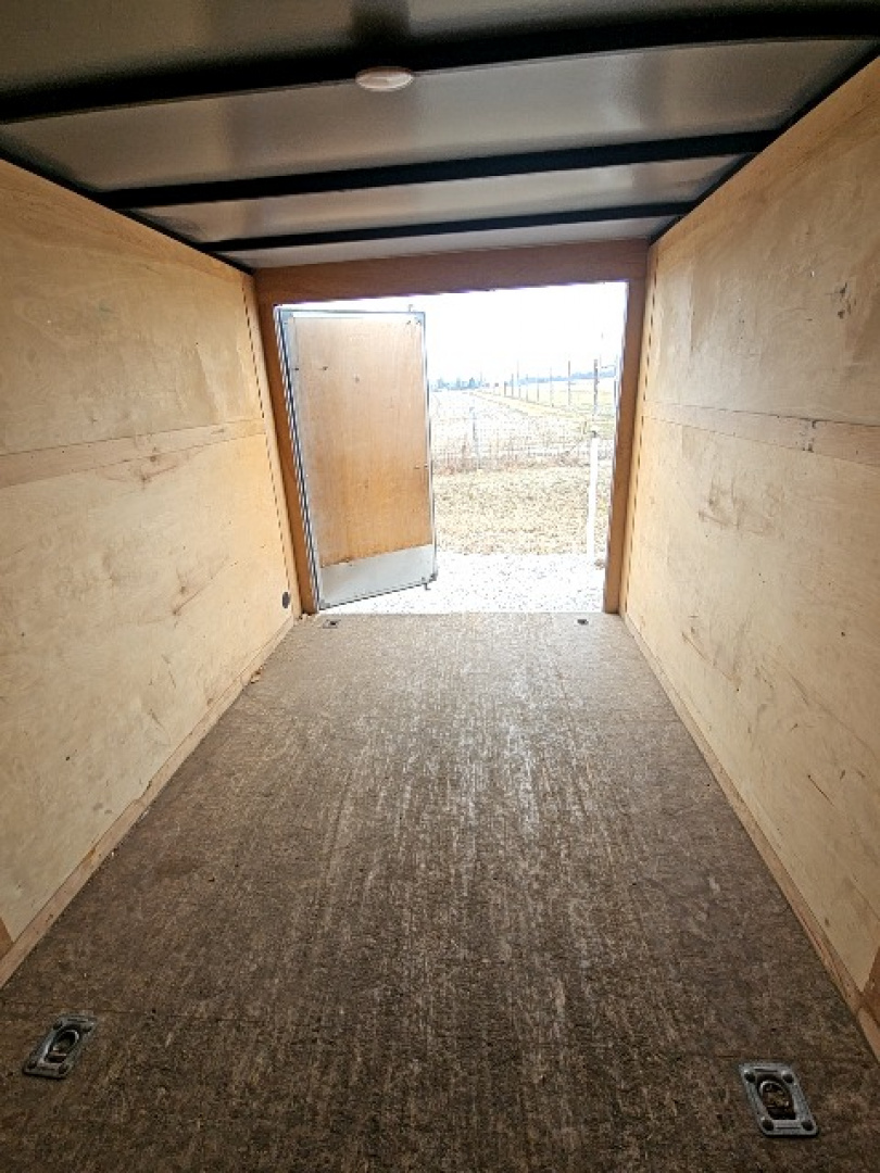 Used 2017 Sure-Trac 7' x 16' Double Rear Door Cargo / Enclosed Trailer