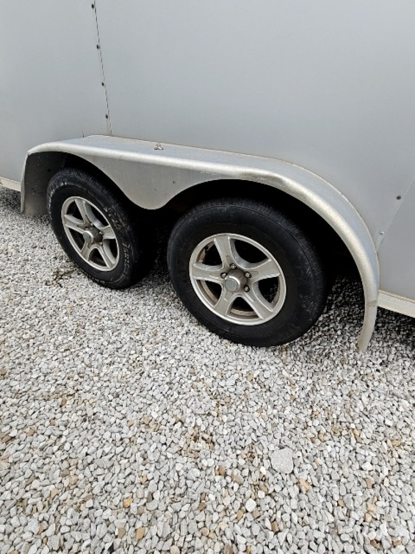 Used 2017 Sure-Trac 7' x 16' Double Rear Door Cargo / Enclosed Trailer