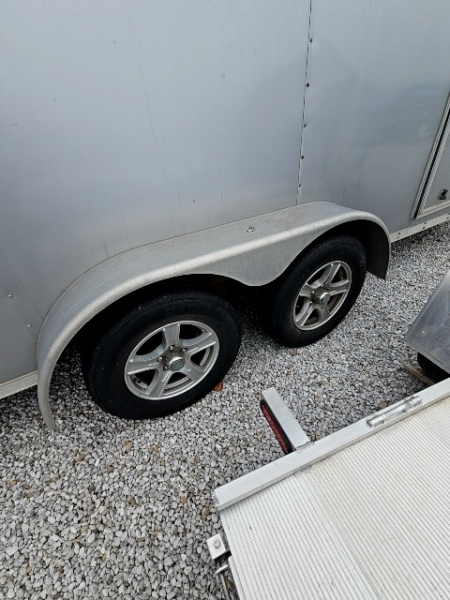 Used 2017 Sure-Trac 7' x 16' Double Rear Door Cargo / Enclosed Trailer