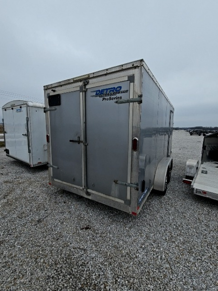 Used 2017 Sure-Trac 7' x 16' Double Rear Door Cargo / Enclosed Trailer