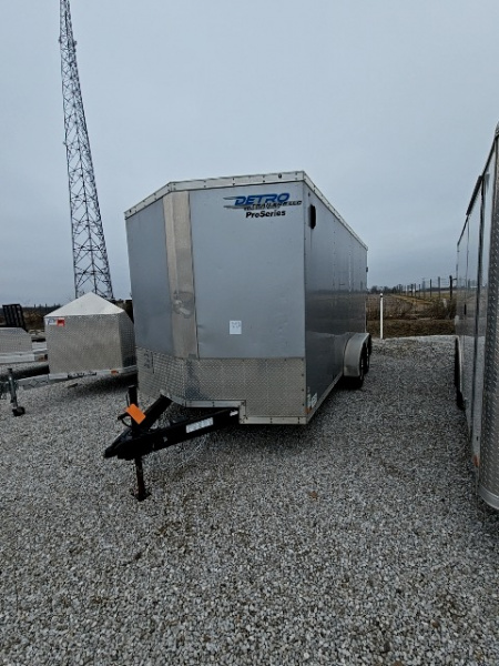 Used 2017 Sure-Trac 7' x 16' Double Rear Door Cargo / Enclosed Trailer