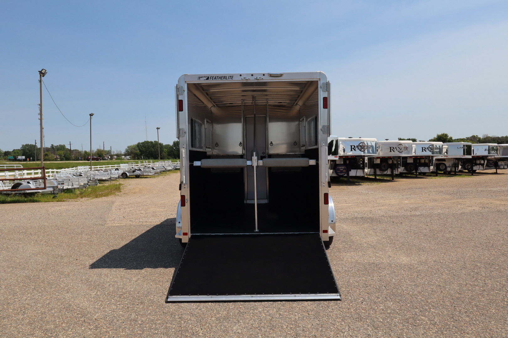 New 2025 Featherlite Trailers 2 Horse BP Trailer