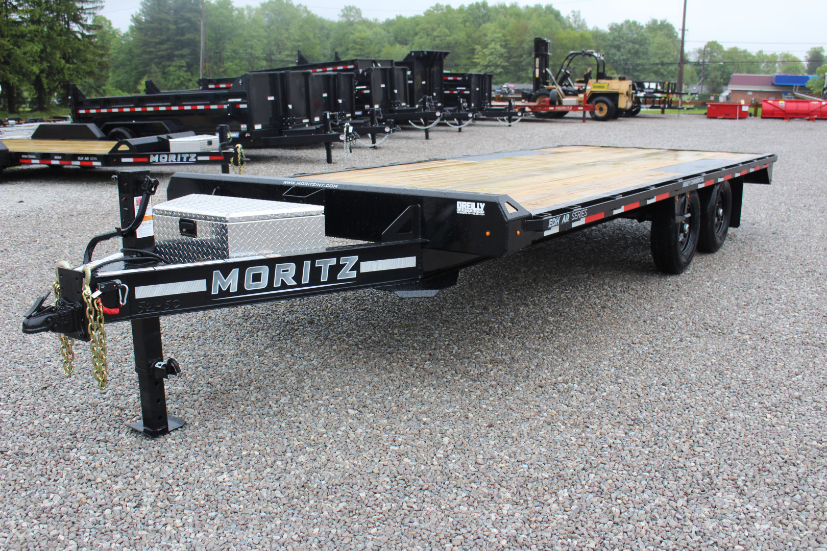 New 2025 Moritz 8' 6" x 20' Deckover Flatbed - 14,000# GVW