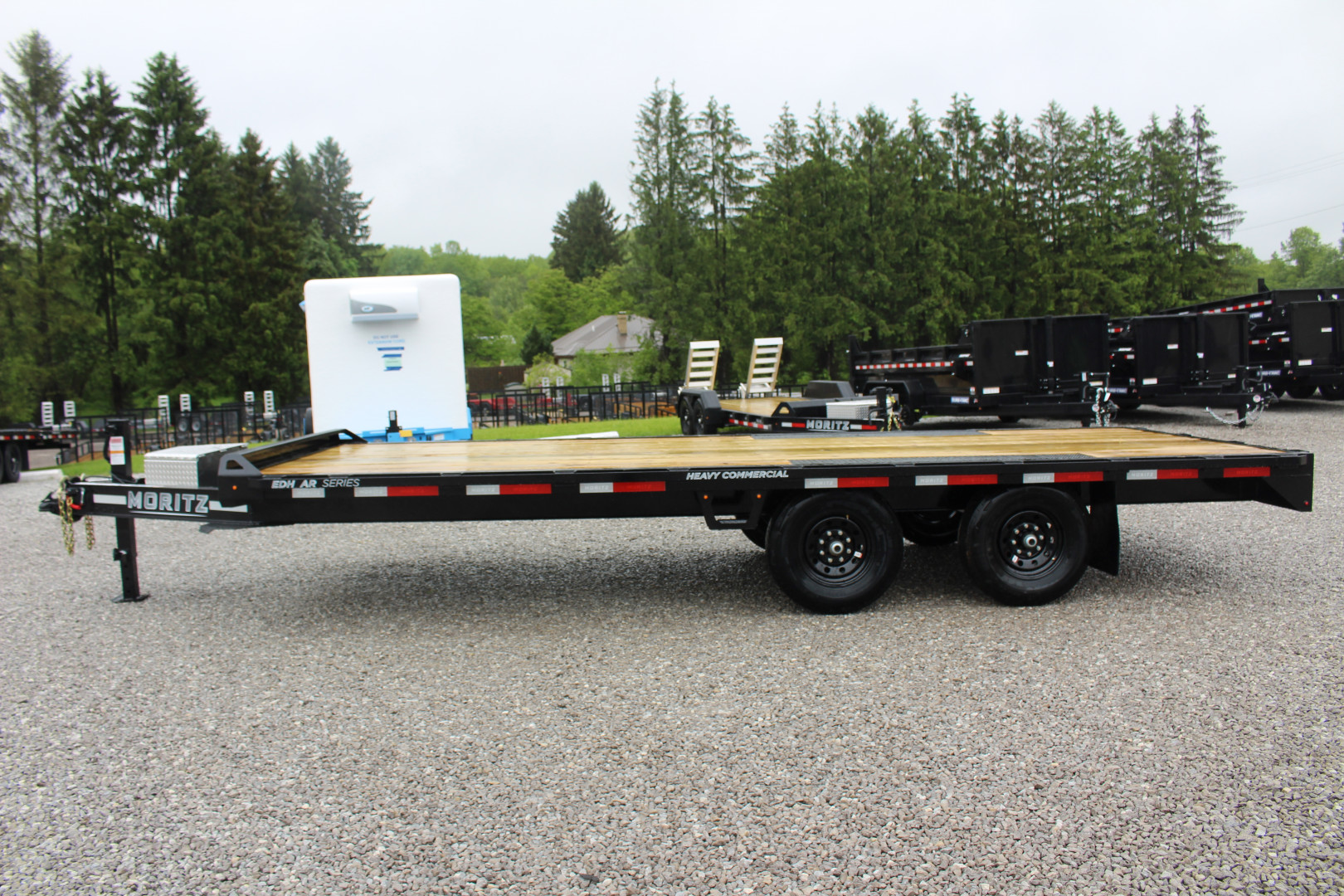 New 2025 Moritz 8' 6" x 20' Deckover Flatbed - 14,000# GVW