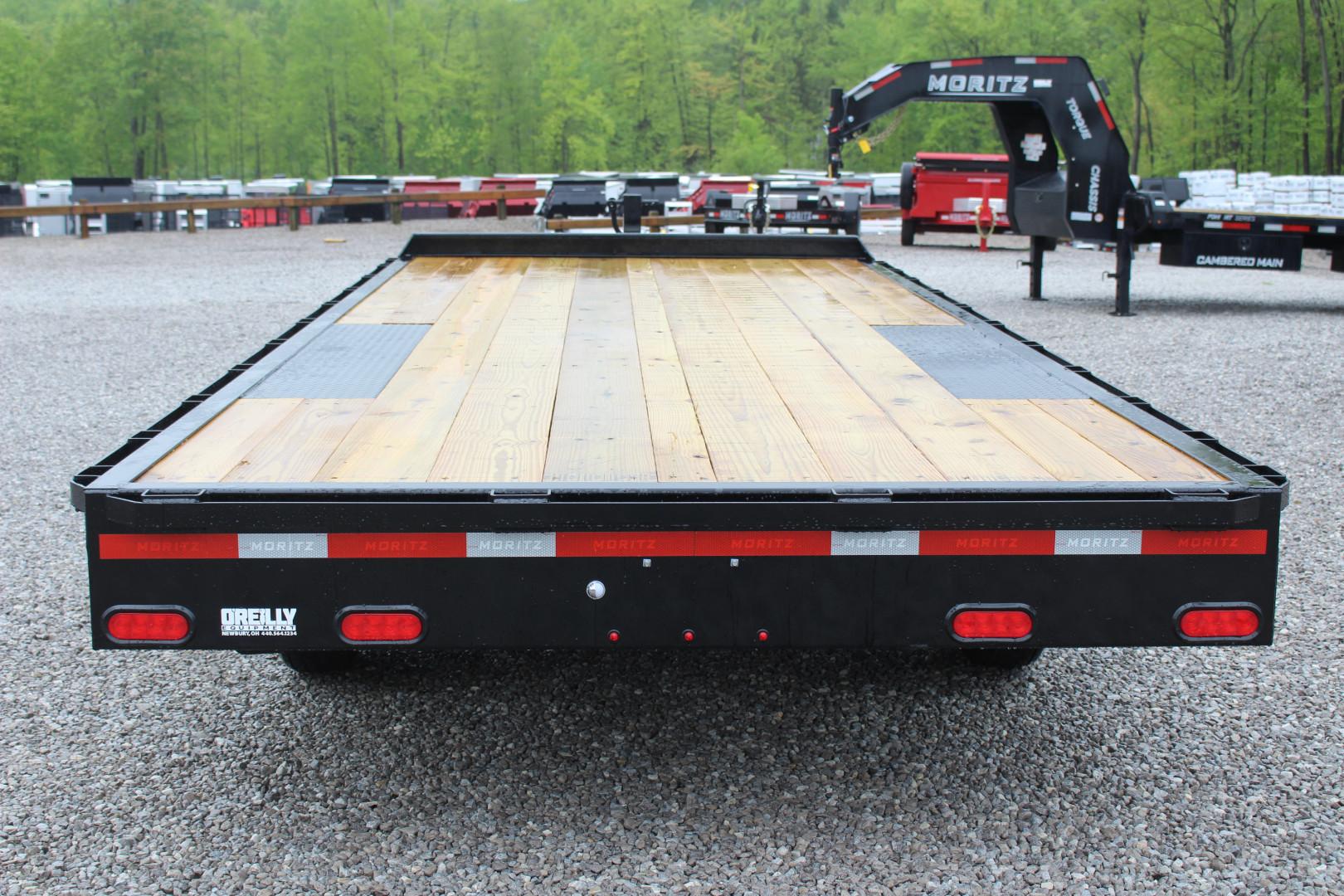 New 2025 Moritz 8' 6" x 20' Deckover Flatbed - 14,000# GVW