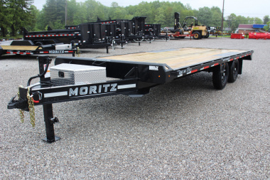 New 2025 Moritz 8' 6  x 20' Deckover Flatbed - 14,000# GVW