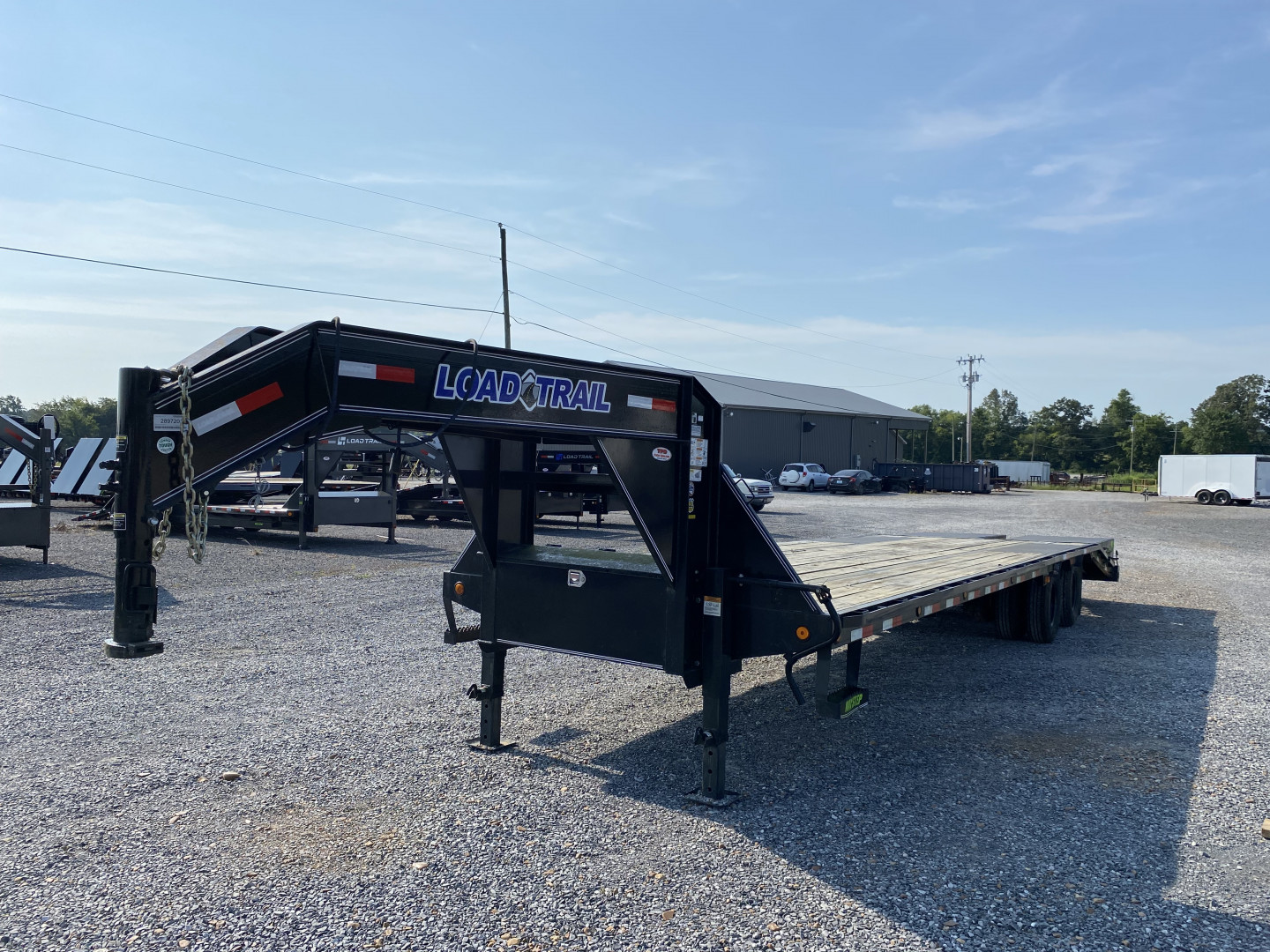 Used 2023 Load Trail 102"x32' 22k Gooseneck Flatbed Trailer