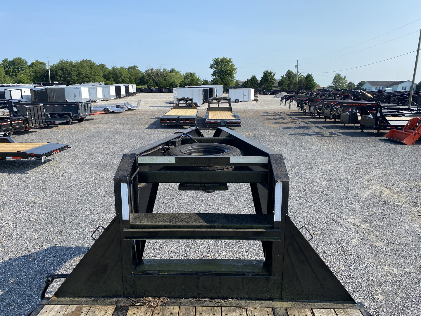 Used 2023 Load Trail 102"x32' 22k Gooseneck Flatbed Trailer