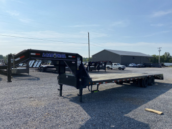 Used 2023 Load Trail 102"x32' 22k Gooseneck Flatbed Trailer
