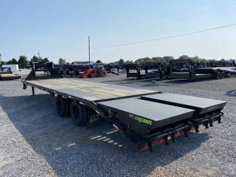Used 2023 Load Trail 102"x32' 22k Gooseneck Flatbed Trailer