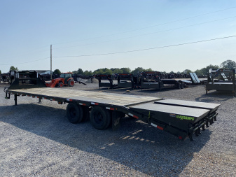 Used 2023 Load Trail 102"x32' 22k Gooseneck Flatbed Trailer