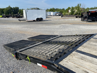 Used 2023 Load Trail 102"x32' 22k Gooseneck Flatbed Trailer