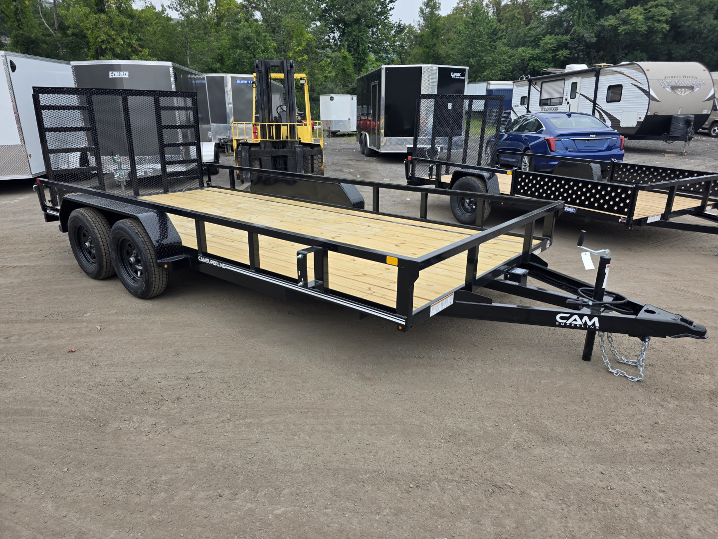 New 2026 Cam Superline 7X16 7K - TUBE TOP Utility Trailer