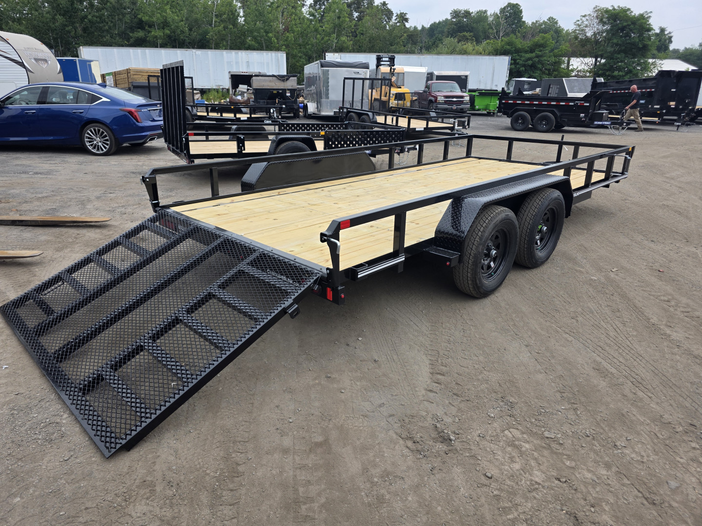 New 2026 Cam Superline 7X16 7K - TUBE TOP Utility Trailer