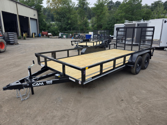 New 2026 Cam Superline 7X16 7K - TUBE TOP Utility Trailer