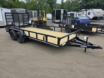 New 2026 Cam Superline 7X16 7K - TUBE TOP Utility Trailer