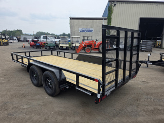 New 2026 Cam Superline 7X16 7K - TUBE TOP Utility Trailer