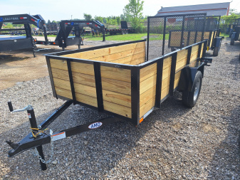 New 2026 AMO 5x10 High Woodside Utility Trailer