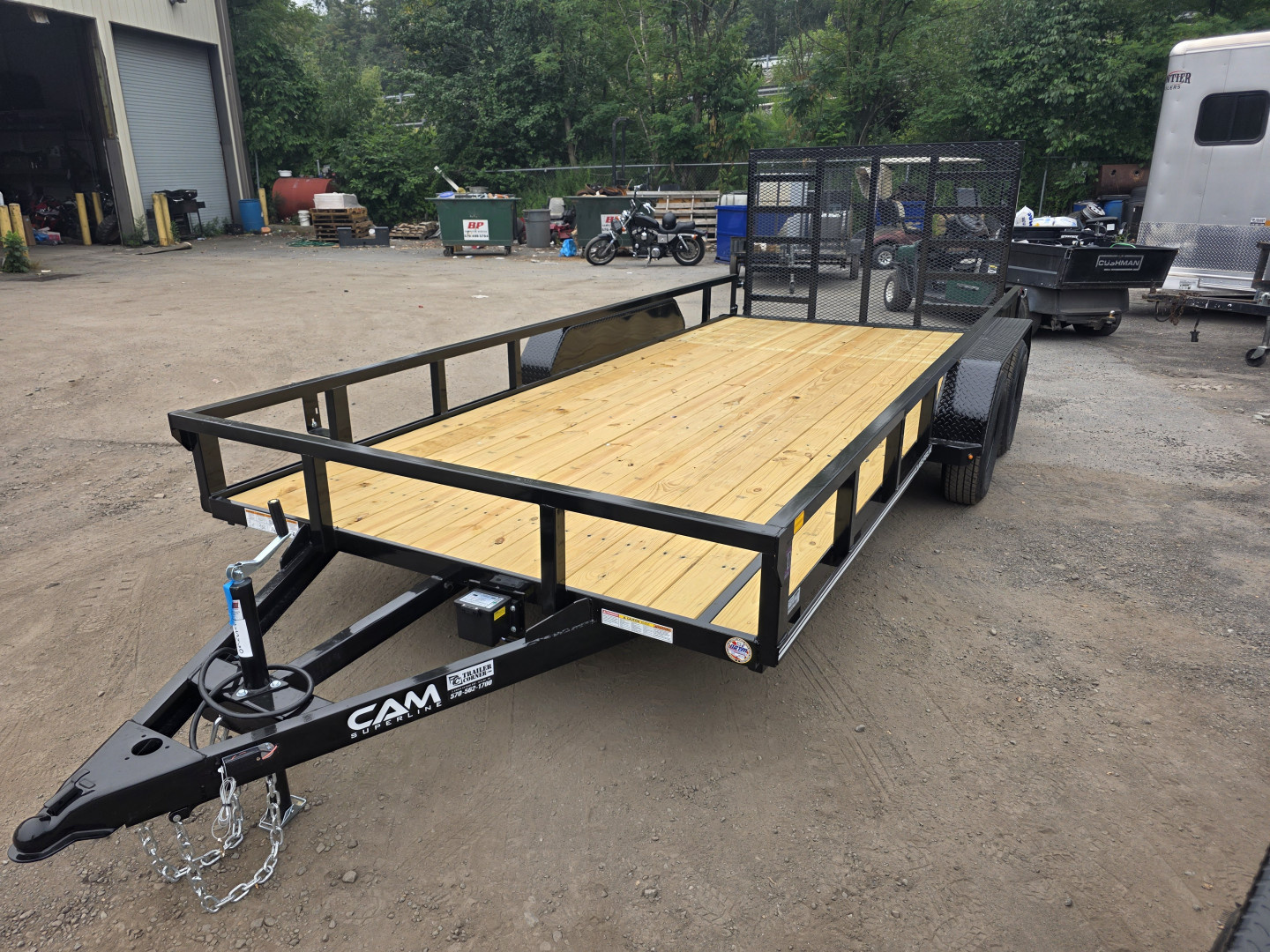 New 2026 Cam Superline 7X16 7K - TUBE TOP Utility Trailer