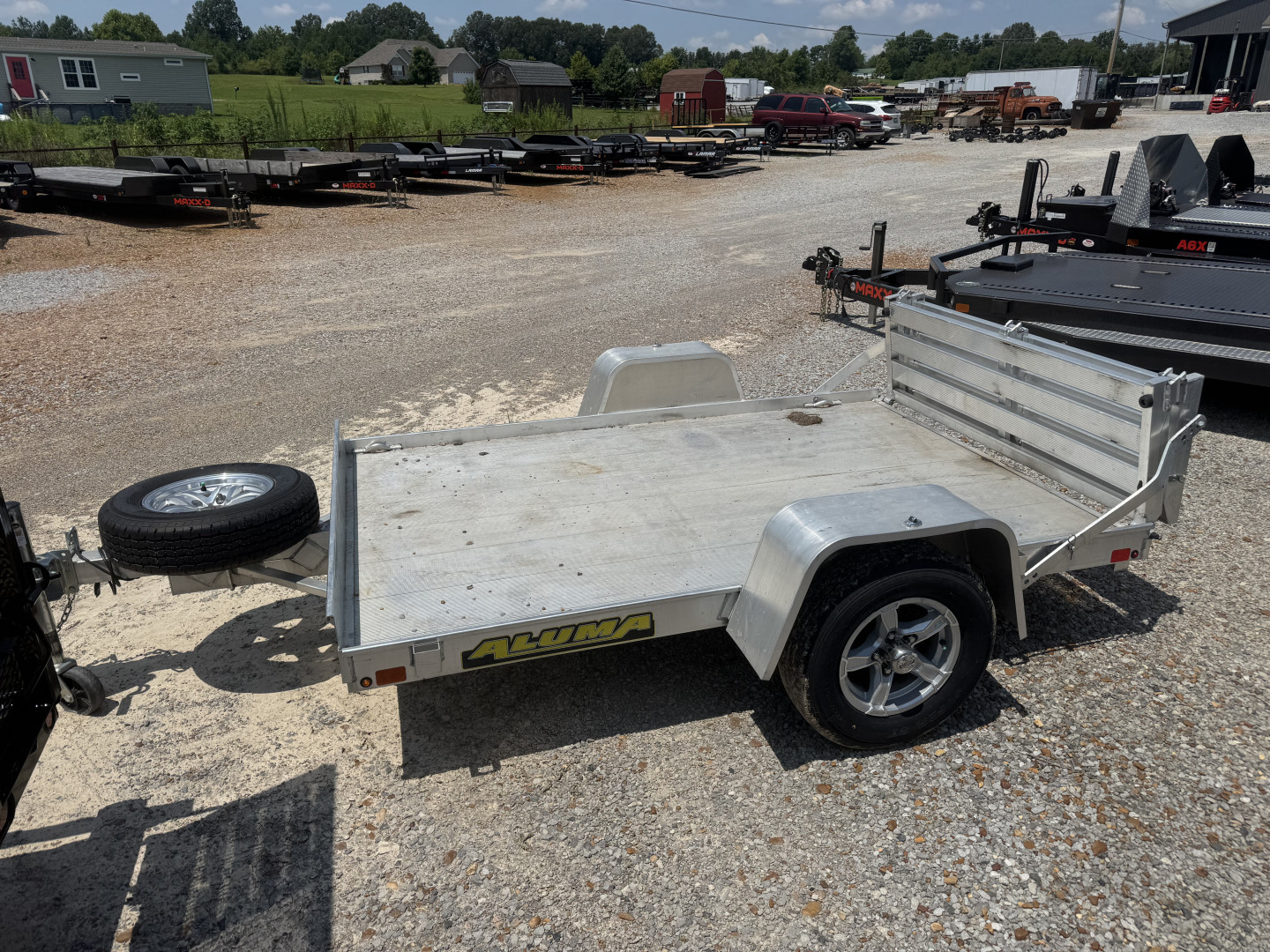Used 2022 Aluma 63"X8' 2K Aluminum Utility Trailer