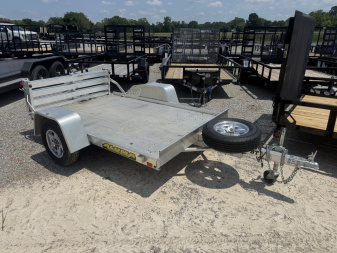 Used 2022 Aluma 63 X8' 2K Aluminum Utility Trailer
