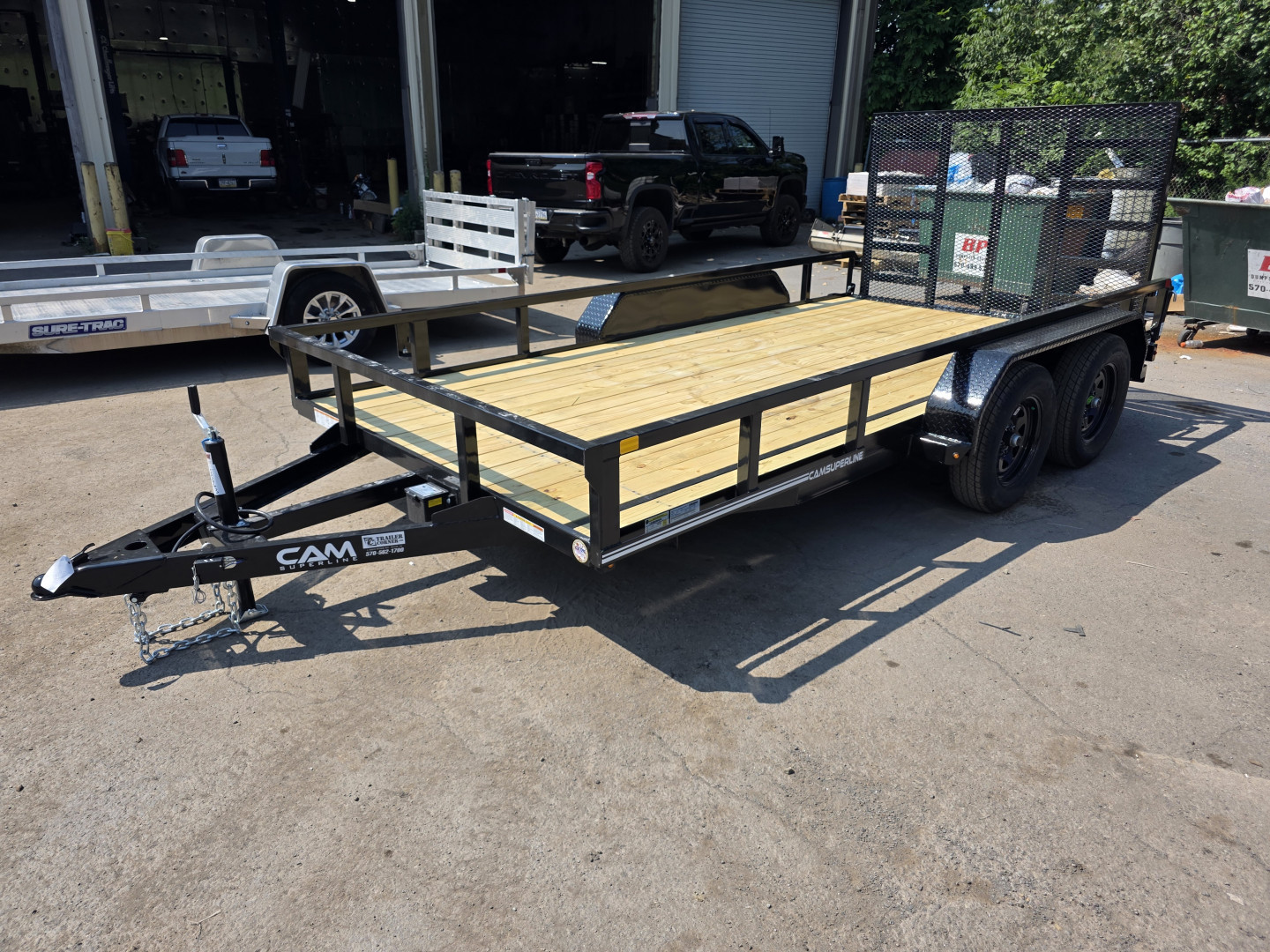 New 2026 Cam Superline 7X14 7K - TUBE TOP Utility Trailer