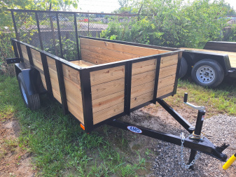New 2026 AMO 5x10 High Woodside Utility Trailer