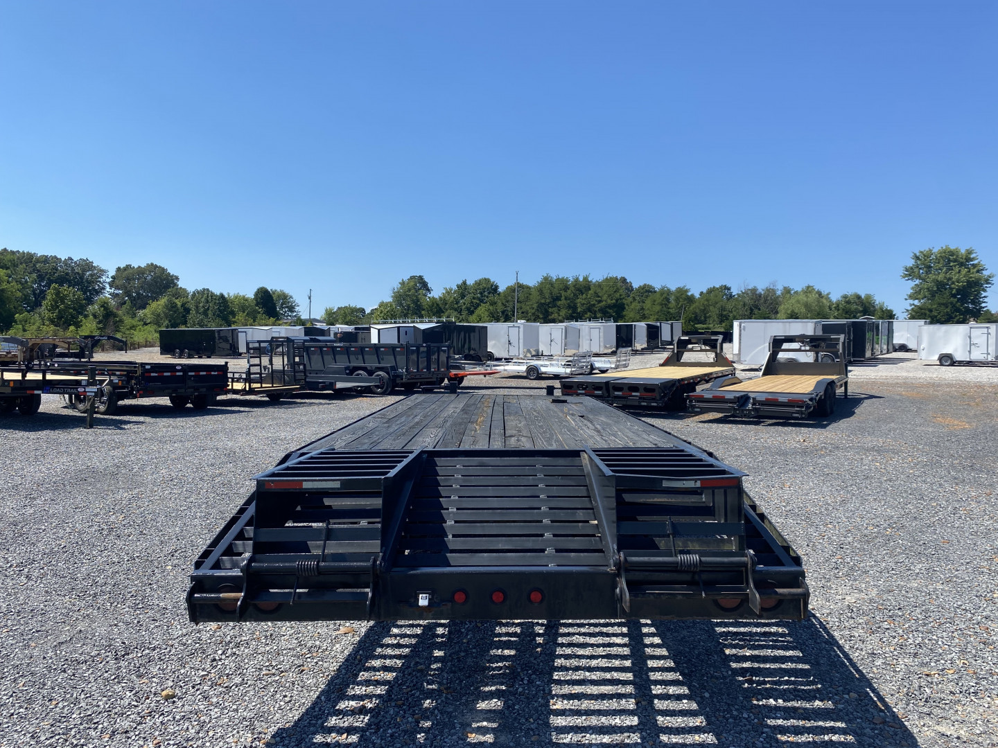 Used 2011 Barlow 102"x25' 20k Flatbed Trailer