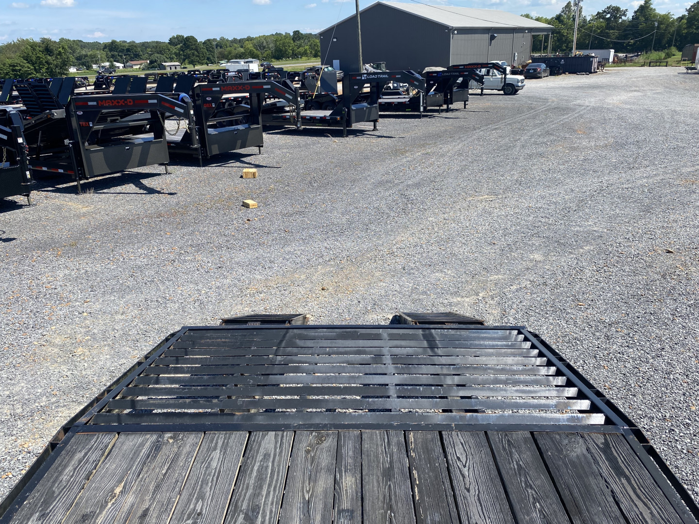 Used 2011 Barlow 102"x25' 20k Flatbed Trailer